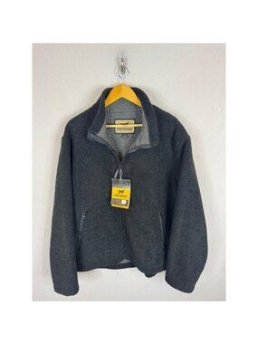 Irish Setter Red Wing Shoes Wilmont Sherpa Fleece Jacket Mens XL Charcoal New